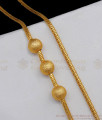 Daily Wear Gold Plated Plain Ball Mugappu Thali Kodi New Arrival Jewelry MCH732