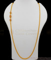 New Arrival Ruby White Stone Gold Side Pendant Chain MCH761-LG