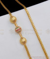 Mixed Ball Gold Mugappu Thali Saradu For Married Womens MCH771