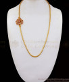New Arrival Multi Stone Gold Side Pendant Chain For Married Womens MCH836