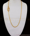 Beautiful White Stone Peacock Gold Mugappu Chain MCH857