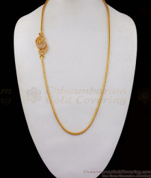 New Collection Peacock Gold Mugappu Chain With White Stone MCH863 New Collection Peacock Gold Mugappu Chain With White Stone MCH863