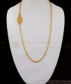 Stylish AD White Stone Gold Mugappu Chain MCH871