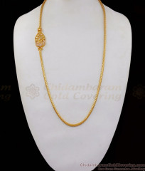 Stylish AD White Stone Gold Mugappu Chain MCH871 Stylish AD White Stone Gold Mugappu Chain MCH871