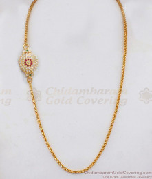 Daily Wear Panchaloha Impon Mugappu Chain For Ladies MCH909