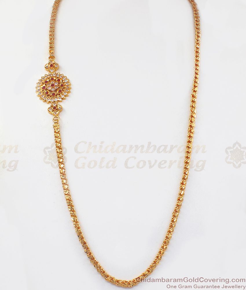 Original Impon Dollar Gold Mugappu Thali Chain MCH944