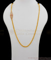Real Impon SIngle Line Gold Mugappu Thali Chain Design MCH948