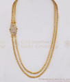 Two Line Impon Dollar Mugappu Thali Design Gold Chain MCH977