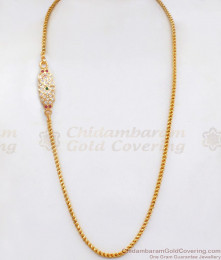 Multi Stone Impon Dollar Mugappu Traditional Wear MCH988 Multi Stone Impon Dollar Mugappu Traditional Wear MCH988