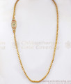 South Indian Traditional Impon Dollar Mopu Gold Chain MCH991