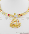 Impon Attigai Traditional Gold Choker Necklace Designs NCKN1005