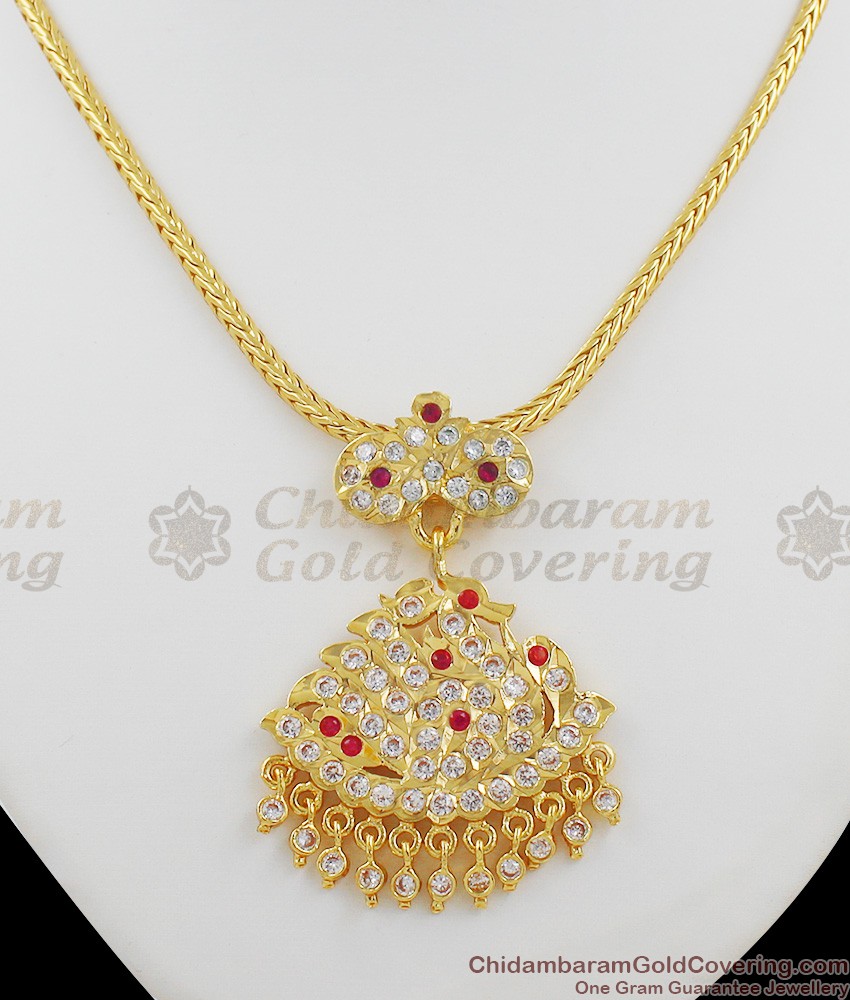 Simple Impon Attigai Traditional Gold Choker Designs NCKN1006