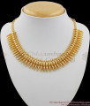 Gold Plated Traditional Big Mullaipoo Malai Choker Necklace NCKN1007