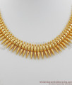 Gold Plated Traditional Big Mullaipoo Malai Choker Necklace NCKN1007