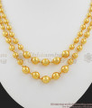 Multi Line Real Gold Jewelry Like Necklace Design NCKN1019
