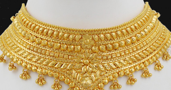 Malabar Gold Jewellery Choker Necklace In Gold With Price Buy - Main Image