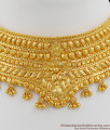 Handmade Bridal Choker Necklace Gold Design for Marriage NCKN1024