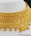 Handmade Bridal Choker Necklace Gold Design for Marriage NCKN1024