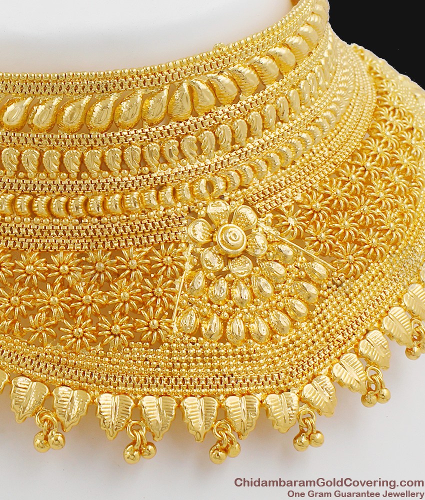 Jodha Akbar Style Choker Set Full Neck Coverage Bridal Design NCKN1027