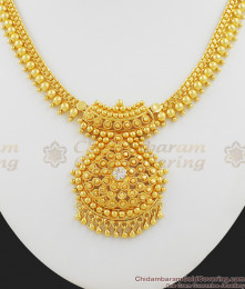 White AD Stone Party Wear Necklace For Womens NCKN1036 White AD Stone Party Wear Necklace For Womens NCKN1036