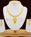 Beautiful Enamel Forming Necklace Jewellery With Earrings Set NCKN1060