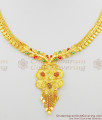 Beautiful Enamel Forming Necklace Jewellery With Earrings Set NCKN1060