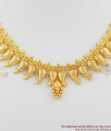 Gold Plated Mango Designed Traditional Necklace Choker Type Online NCKN1069