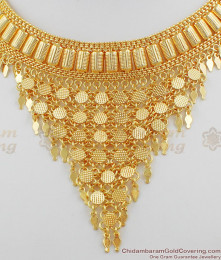 Dazzling Kerala Elakkathali Choker Necklace Bridal Design NCKN1076 Dazzling Kerala Elakkathali Choker Necklace Bridal Design NCKN1076
