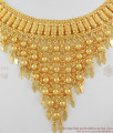 Stunning Bridal Design Gold Plated Choker Necklace NCKN1078