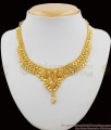 Simple Gold Pattern Imitation Necklace For Womens NCKN1092