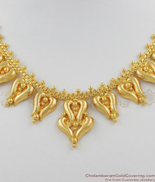 Beautiful  Tribal Traditional Trendy Wear Gold Plated Necklace Collections NCKN1093