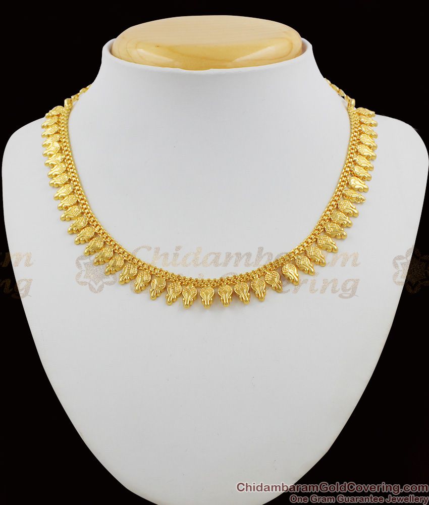 Light Weight Necklace Designs - South India Jewels