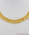 Light Weight Gold Necklace Mullaipoo Design Kerala Collections NCKN1095 Light Weight Gold Necklace Mullaipoo Design Kerala Collections NCKN1095