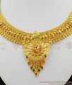 Bridal Jewellery Gold Enamel Forming Necklace Set With Earrings Special Offer NCKN1124 Bridal Jewellery Gold Enamel Forming Necklace Set With Earrings Special Offer NCKN1124