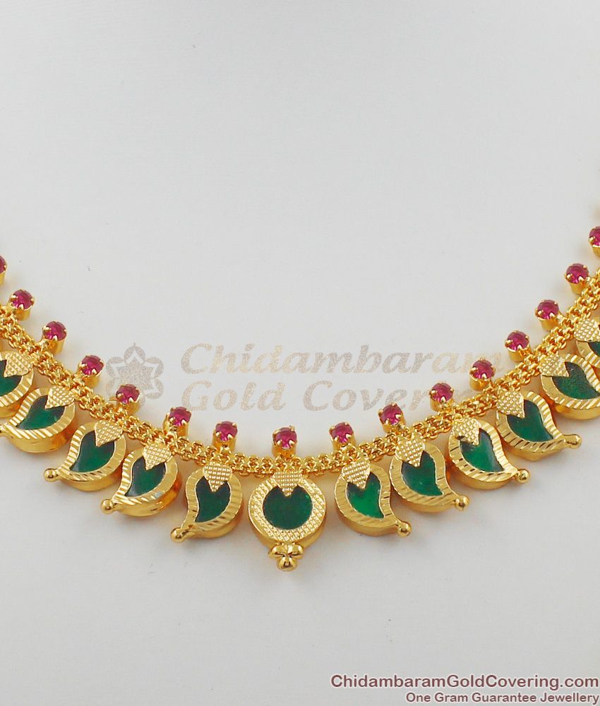 Traditional Attigai Kerala Palakka Necklace For Ladies Best Selling Jewellery NCKN1145