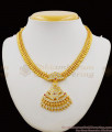 Artificial Mango Design Impon Multi Stone Attigai Necklace Bridal Jewelry NCKN1184