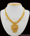 Beautiful AD White Stone One Gram Gold Dollar Necklace Best Selling Model NCKN1205