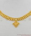 Fancy Gold Model Short Necklace With Small Dollar Kerala Gold Jewelry NCKN1221