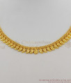 Beautiful Gold Choker Necklace Traditional Mullaipoo Kerala Design Jewelry NCKN1225