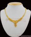 Beautiful Culcatta Light Weight Gold Plated Short Necklace Droplet Model NCKN1235