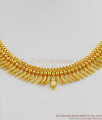Kerala Gold One Gram Mullaipoo Imitation Necklace Jewelry Collection For Womens NCKN1271