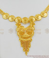 Calcutta Design Pure Gold Short Necklace Bridal Wear Jewellery For Ladies Online NCKN1280