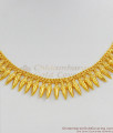 Stunning Gold Mullaipoo Model South Indian Collection Necklace For Special Occasion NCKN1281