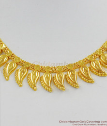 Tribal Touch Mango Leaf Choker Model Trendy Necklace Latest Fashion NCKN1284