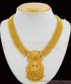 Majestic Gold Lakshmi Design Heavy Necklace Traditional Collection For Womens NCKN1296 