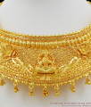 Grand Lakshmi Temple Jewelry Design Gold Choker Necklace NCKN1303