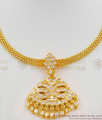 Bridal Wear Gold Impon White Gati Stones With Beads Latest Jewelry Collection NCKN1314