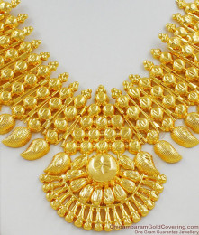 Grand Broad Four Line Kerala Bridal Collections Mango Necklace For Brides NCKN1320 Grand Broad Four Line Kerala Bridal Collections Mango Necklace For Brides NCKN1320