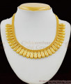 Aspiring Kerala Gold Mullai Pattern Bridal Necklace Net Design Jewelry NCKN1324