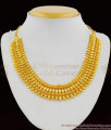Admiring Pure Gold Kerala Mango design Bridal Jewellery Necklace Malai Type NCKN1339